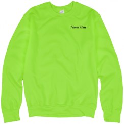 Unisex Neon Crewneck Sweatshirt