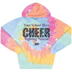 Unisex Tie-Dye Fleece Hoodie