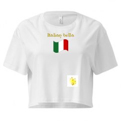 Ladies Festival Cali Crop Top Tee