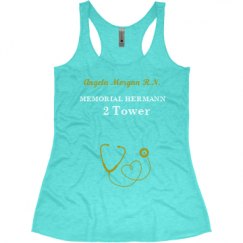 Ladies Slim Fit Super Soft Racerback Triblend Tank
