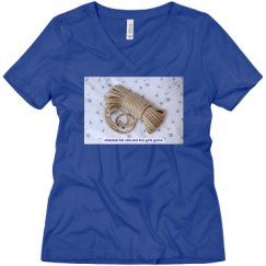 Ladies Relaxed Fit V-Neck Tee