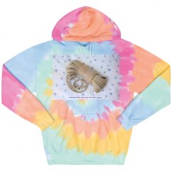 Unisex Tie-Dye Fleece Hoodie