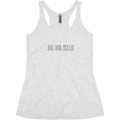 Ladies Slim Fit Super Soft Racerback Triblend Tank
