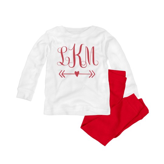 monogrammed baby pajamas