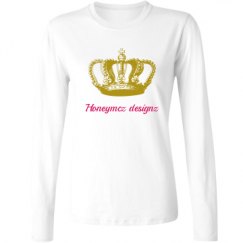 Ladies Relaxed Fit Basic Long Sleeve Tee