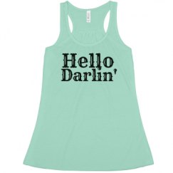 Ladies Flowy Racerback Tank