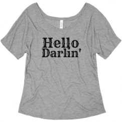 Ladies Flowy Slouchy Tee