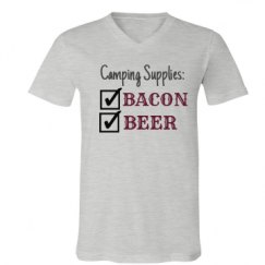 Unisex V-Neck Jersey Tee