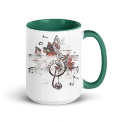 15oz Ceramic Mug with Color Inside