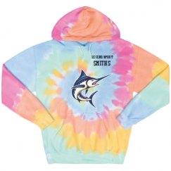 Unisex Tie-Dye Fleece Hoodie