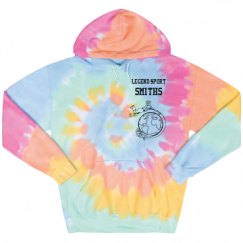 Unisex Tie-Dye Fleece Hoodie