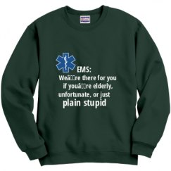 Unisex Film and Foil Crewneck Sweatshirt