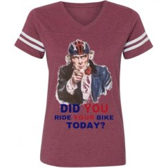 Ladies Relaxed Fit Vintage Sports Tee