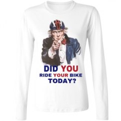 Ladies Relaxed Fit Basic Long Sleeve Tee