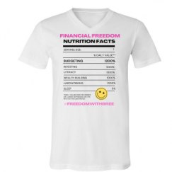 Unisex V-Neck Jersey Tee