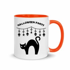 11oz Ceramic Mug with Color Inside