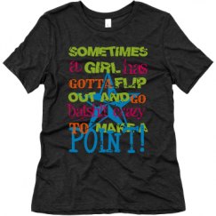 Ladies Relaxed Fit Super Soft Triblend Tee