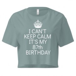 Ladies Festival Cali Crop Top Tee