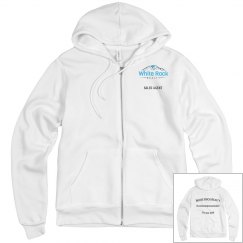 White rock reality white hoodie