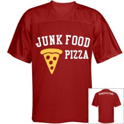 Junk Food Pizza Maroon Jersey