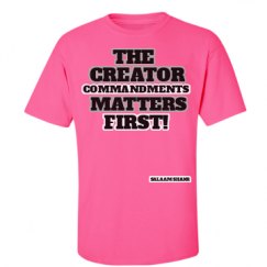 Unisex Ultra Cotton Safety Neon Crewneck Tee