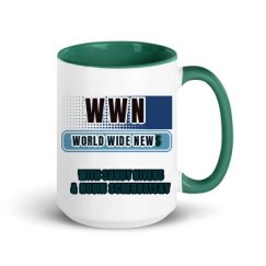 15oz Ceramic Mug with Color Inside