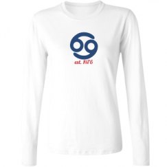 Ladies Relaxed Fit Basic Long Sleeve Tee