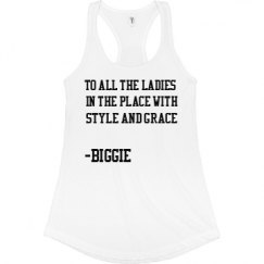 Ladies Slim Fit Racerback Tank Top