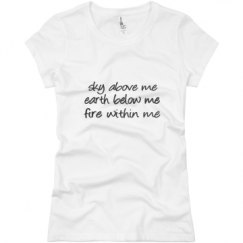 Ladies Slim Fit Basic Promo Jersey Tee