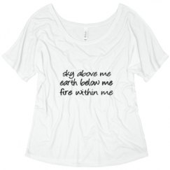 Ladies Flowy Slouchy Tee