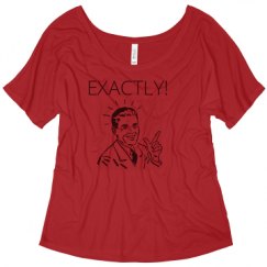 Ladies Flowy Slouchy Tee