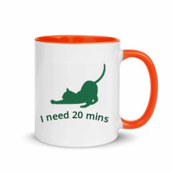 11oz Ceramic Mug with Color Inside