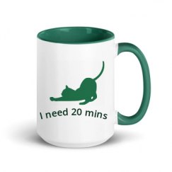 15oz Ceramic Mug with Color Inside