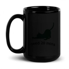 15oz Black Glossy Mug