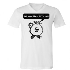 Unisex V-Neck Jersey Tee