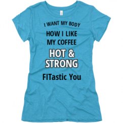 Ladies Slim Fit Super Soft Triblend Tee