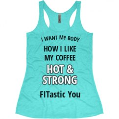 Ladies Slim Fit Super Soft Racerback Triblend Tank