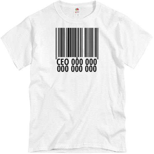 CEO Bar Code MEN'S Tee