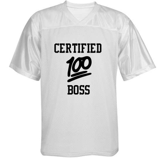 "Certified Boss" Jersey "Certified Boss" Jersey