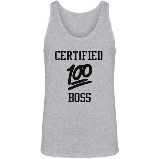 "Certified Boss" Tank Top "Certified Boss" Tank Top