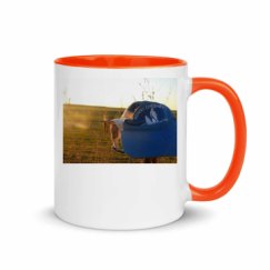 11oz Ceramic Mug with Color Inside