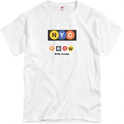 NYC Flow Tee (White) NY Collection