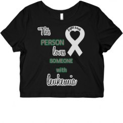 Ladies Slim Fit Crop Top Tee
