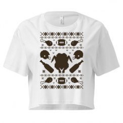 Ladies Festival Cali Crop Top Tee