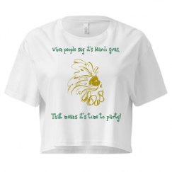 Ladies Festival Cali Crop Top Tee