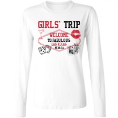 Ladies Relaxed Fit Basic Long Sleeve Tee