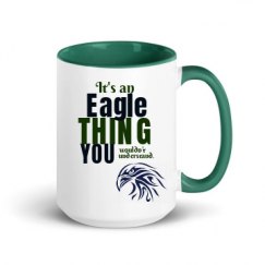 15oz Ceramic Mug with Color Inside