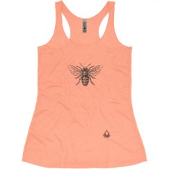 Ladies Slim Fit Super Soft Racerback Triblend Tank