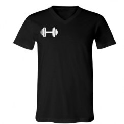 Unisex V-Neck Jersey Tee