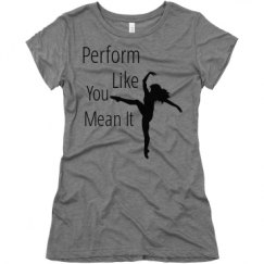 Ladies Slim Fit Super Soft Triblend Tee